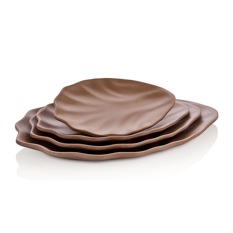 Külsan Thermoset Vinea Tabak, 20x13.5 cm, Sütlü Kahve — Külsan Thermoset