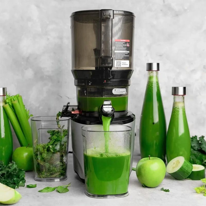 Kuvings AUTO10 Hands-Free Slow Juicer Katı Meyve Sıkacağı, Kırmızı — Kuvings — Görsel 2
