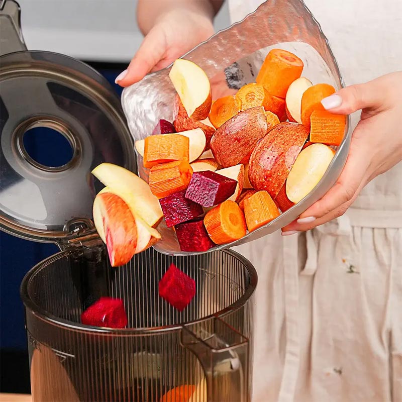 Kuvings AUTO10 Hands-Free Slow Juicer Katı Meyve Sıkacağı, Kırmızı — Kuvings — Görsel 5