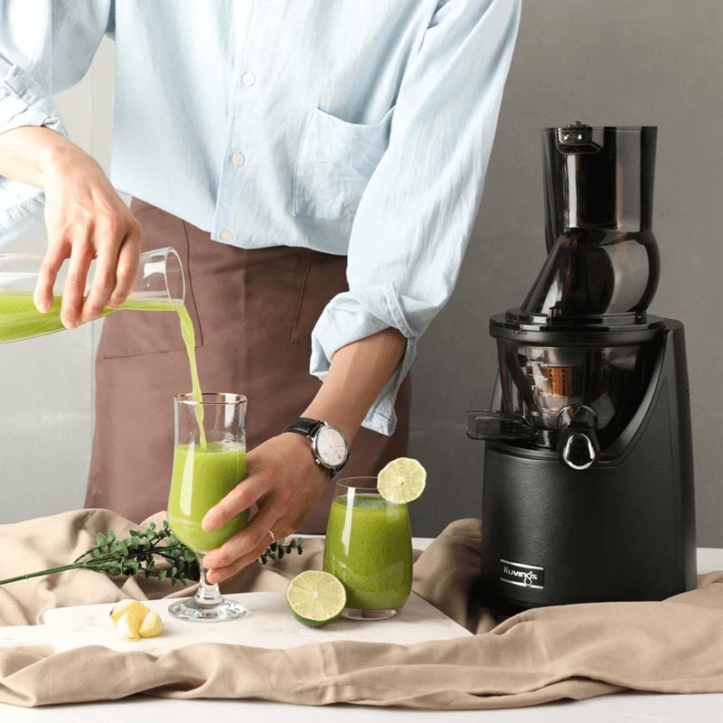 Kuvings EVO820 Slow Juicer Katı Meyve Sıkacağı, Smoothie ve Dondurma Aparatlı, Siyah — Kuvings — Görsel 2