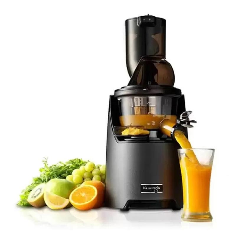 Kuvings EVO820 Slow Juicer Katı Meyve Sıkacağı, Smoothie ve Dondurma Aparatlı, Gri — Kuvings — Görsel 3