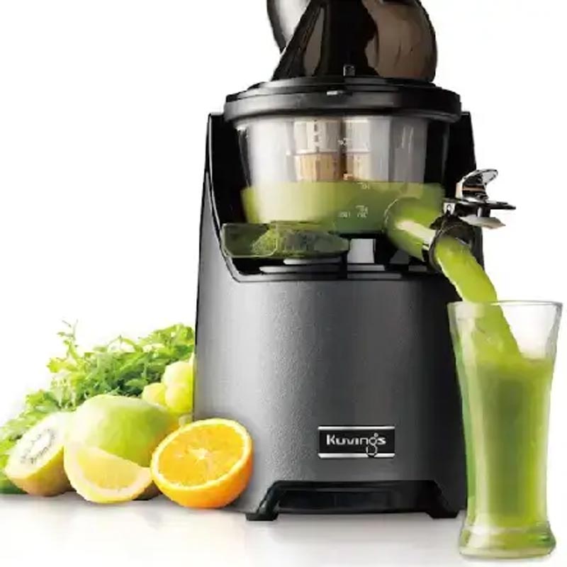 Kuvings EVO820 Slow Juicer Katı Meyve Sıkacağı, Smoothie ve Dondurma Aparatlı, Siyah — Kuvings — Görsel 4