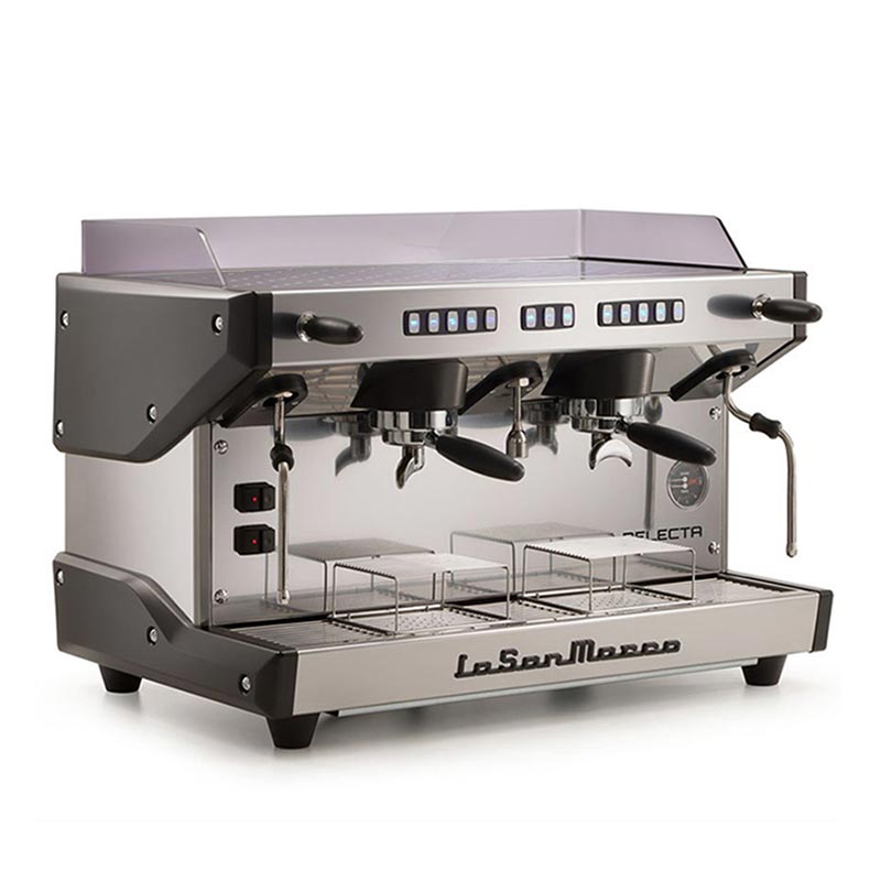 La San Marco Delecta Tam Otomatik Espresso Kahve Makinesi, 2 Gruplu, Siyah — La San Marco