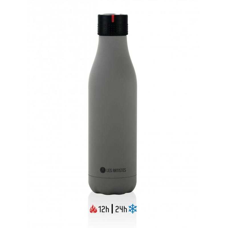 Les Artistes Zamanlamalı Termos, 16.5 oz, 500 ml, Gri — Les Artistes