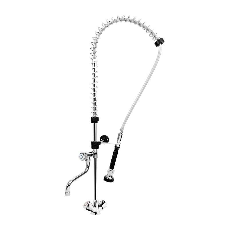 Liva Gaz 003 Ara Musluklu Tezgaha Monte Duş Sprey Ünitesi, Çift Su Girişli — Liva Gaz