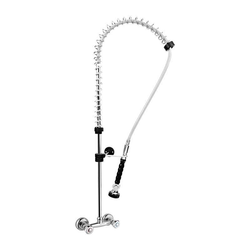 Liva Gaz 009 Ara Musluklu Duvara Monte Duş Sprey Ünitesi, Çift Su Girişli — Liva Gaz