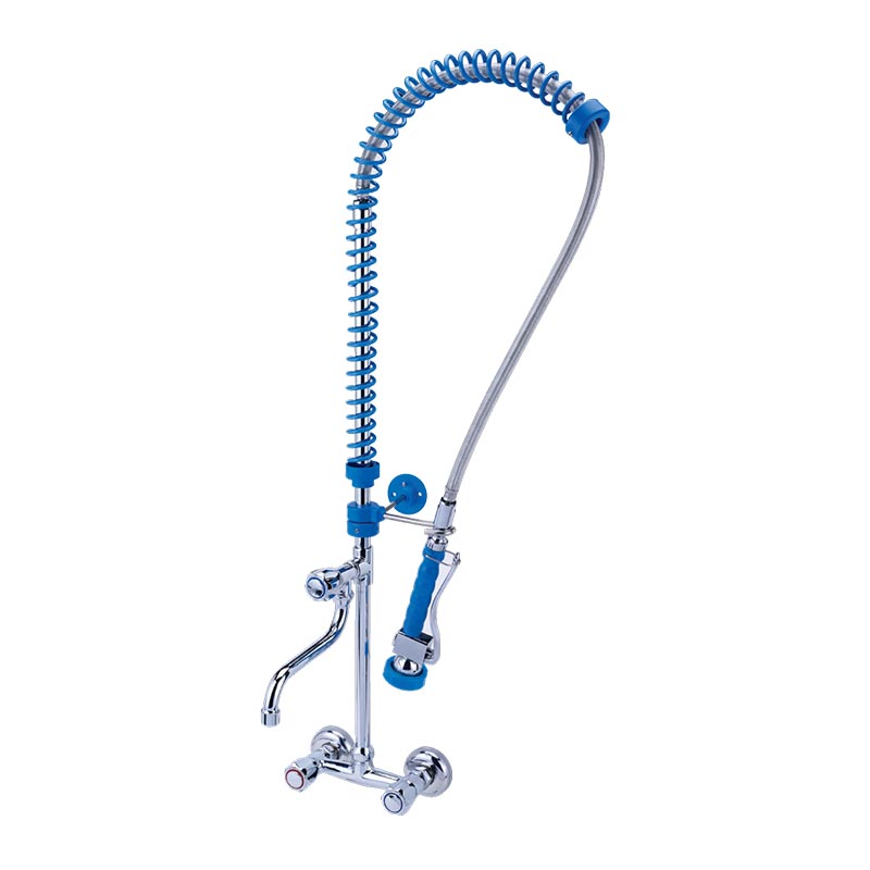 Liva Gaz 015 Ara Musluklu Duvara Monte Duş Sprey Ünitesi, Çift Su Girişli — Liva Gaz