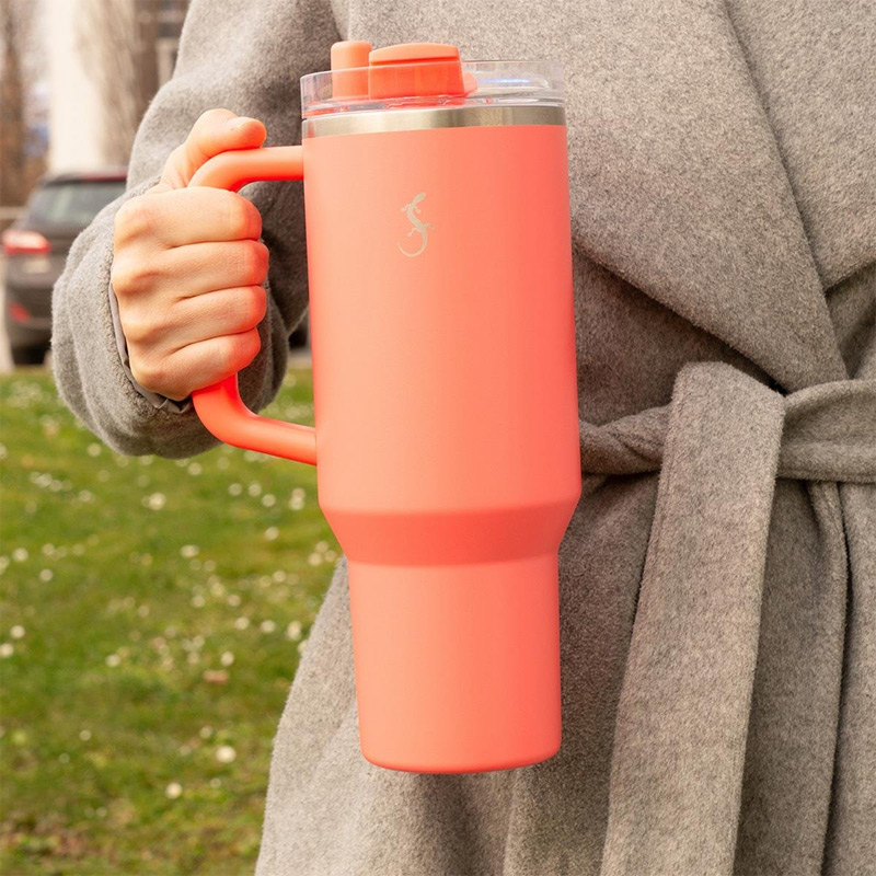 Lurch Big Cup Termos Bardak, 1.2 L, Mercan Pembe — Lurch — Görsel 5