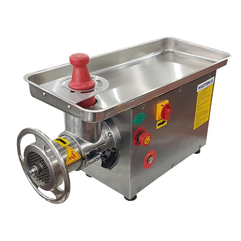 Mateka EKA 22T No:22 Et Kıyma Makinesi, Çıkma Kafa, Paslanmaz, 380V — Mateka