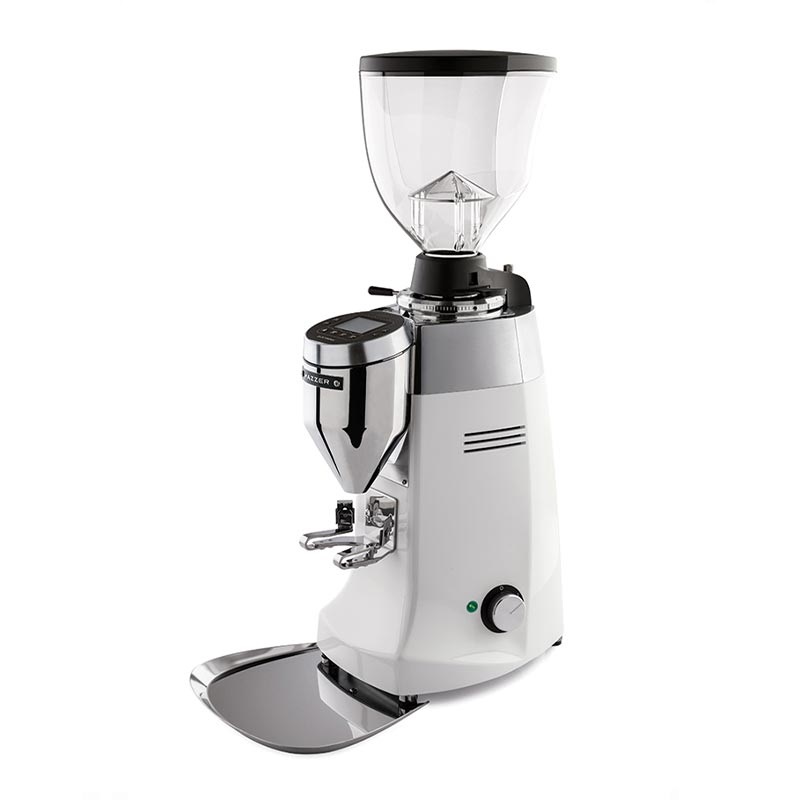 Mazzer Robur S Electronic On Demand Kahve Değirmeni, Beyaz — Mazzer