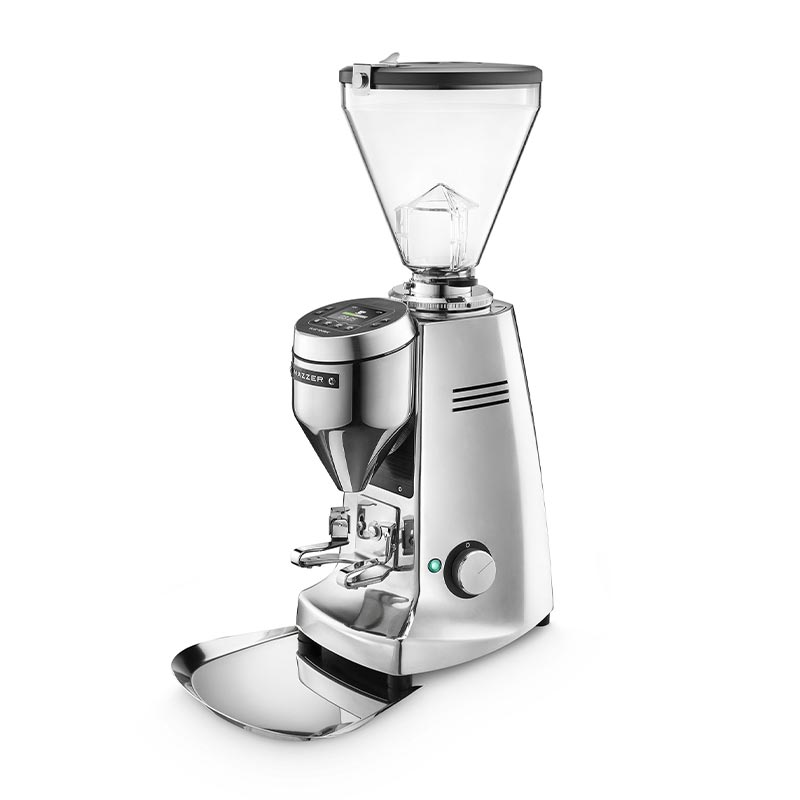 Mazzer Super Jolly Pro Electronic On Demand Kahve Değirmeni, Parlak Alüminyum — Mazzer