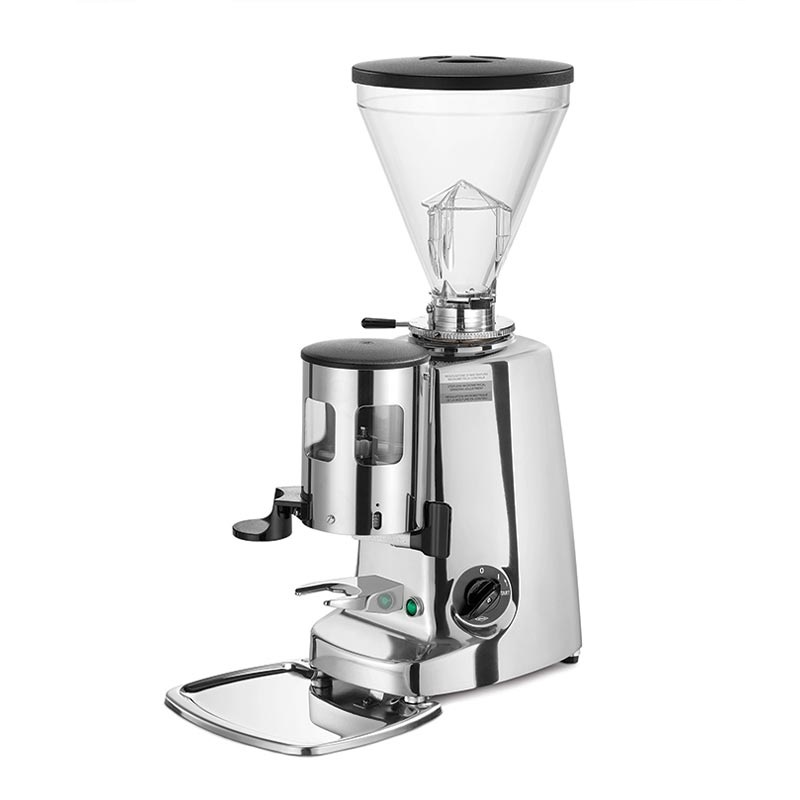 Mazzer Super Jolly Timer Zamanlayıcılı Kahve Değirmeni, Gümüş — Mazzer