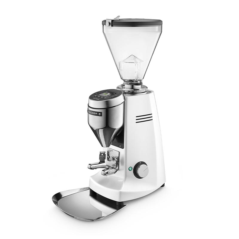 Mazzer Super Jolly V Up Electronic Kahve Değirmeni, Parlak Alüminyum — Mazzer