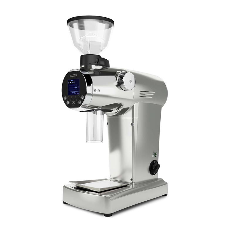 Mazzer ZM Electronic Kahve Değirmeni, Gümüş — Mazzer