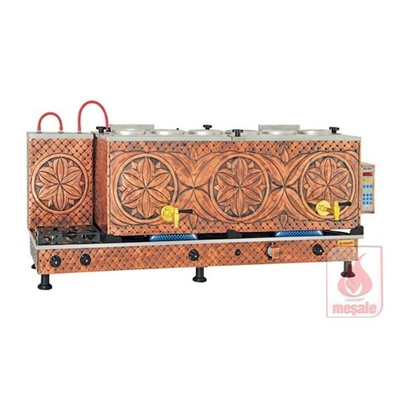 Meşale Antik Çay Kazanı, Akıllı, Full Otomatik, 6 Demlikli — Meşale