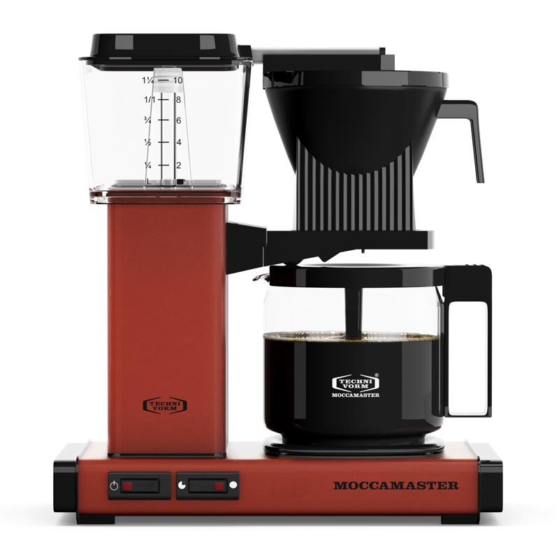Moccamaster KBG 741 AO Filtre Kahve Makinesi, Tuğla Kırmızısı — Moccamaster