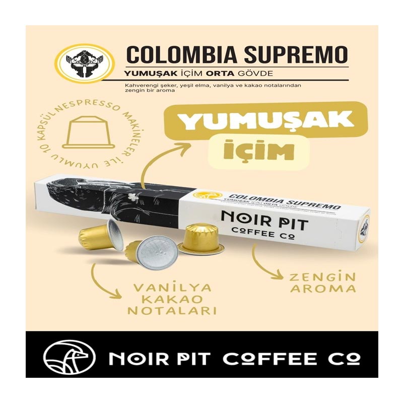 Noir Pit Colombia 60 Adet Kapsül Kahve — Noir Pit — Görsel 2