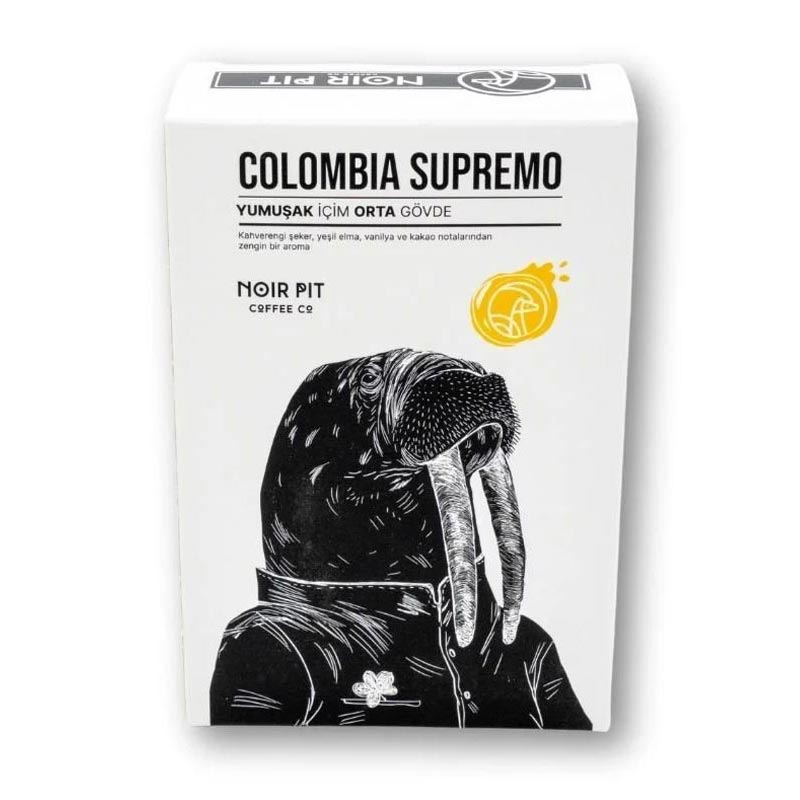 Noir Pit Colombia Çekirdek Kahve, 250 gr — Noir Pit