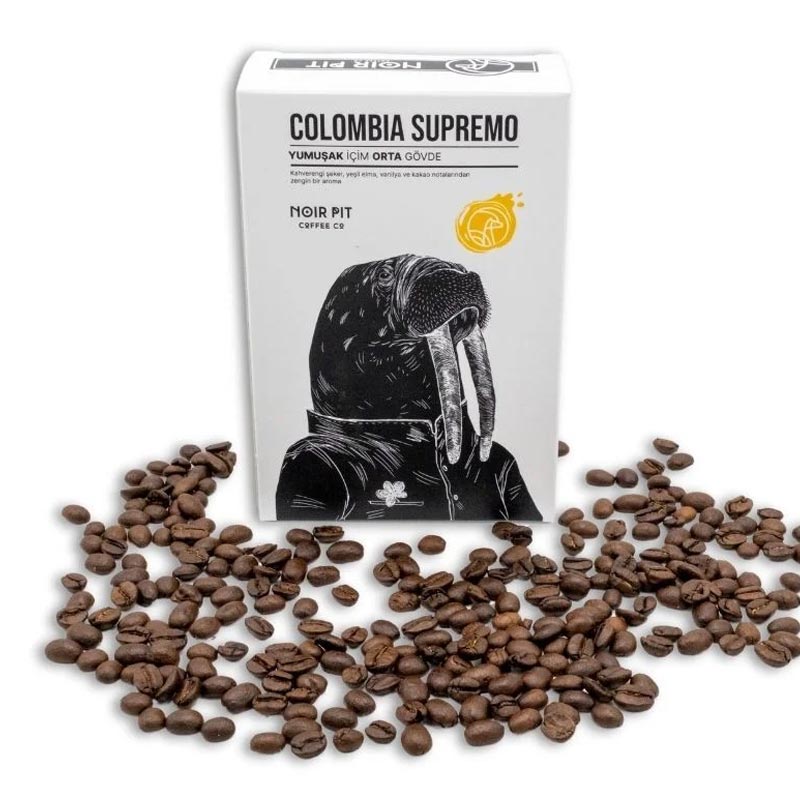 Noir Pit Colombia Çekirdek Kahve, 1 kg — Noir Pit — Görsel 2