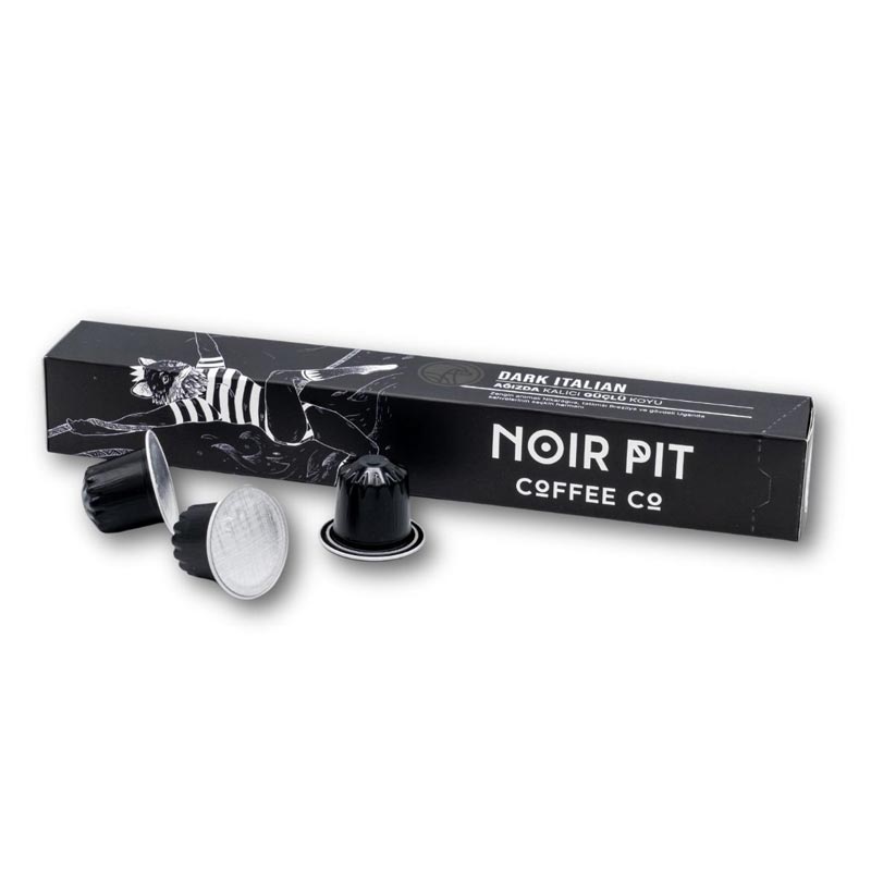 Noir Pit Dark Italian 10 Adet Kapsül Kahve — Noir Pit — Görsel 1