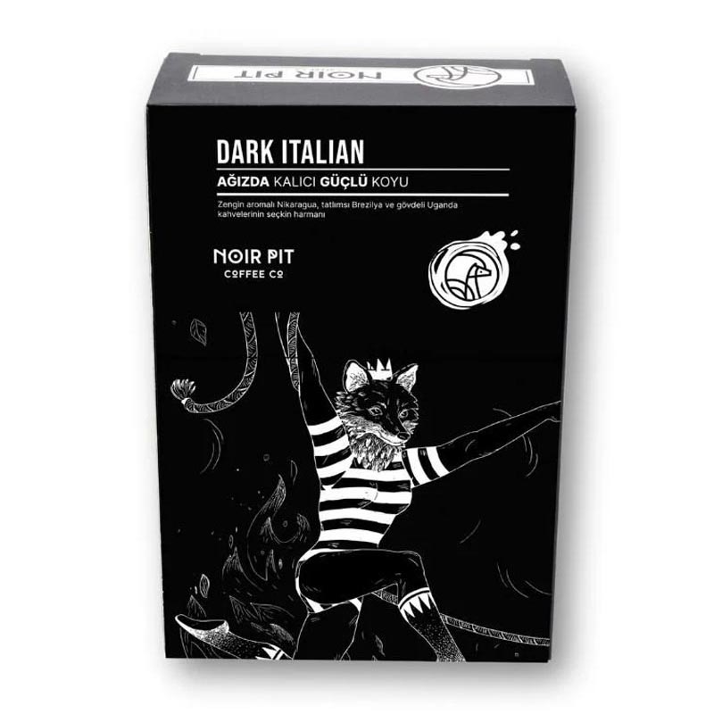 Noir Pit Dark İtalian Çekirdek Kahve, 250 gr — Noir Pit