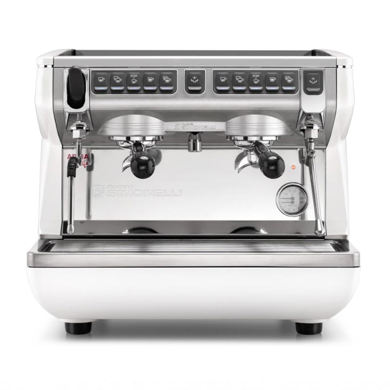 Nuova Simonelli Appia Life Compact Tall Cup Tam Otomatik Espresso Kahve Makinesi, 2 Gruplu, Beyaz — Nuova Simonelli