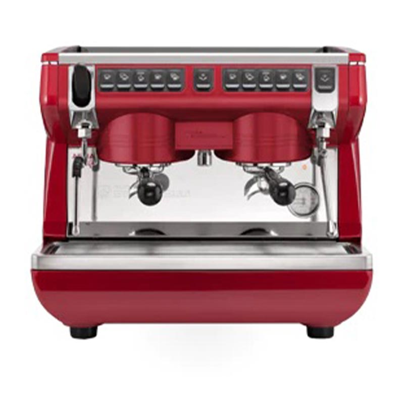 Nuova Simonelli Appia Life Compact Tall Cup Tam Otomatik Espresso Kahve Makinesi, 2 Gruplu, Kırmızı — Nuova Simonelli