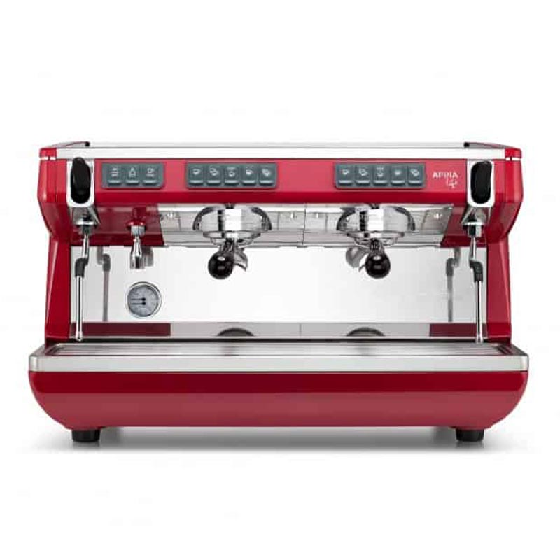 Nuova Simonelli Appia Life Tall Cup Tam Otomatik Espresso Kahve Makinesi, 2 Gruplu, Kırmızı — Nuova Simonelli