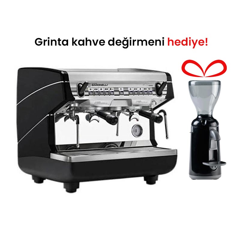 Nuova Simonelli Appia Volumetrica Compact Kahve Makinesi, 2 Gruplu — Nuova Simonelli