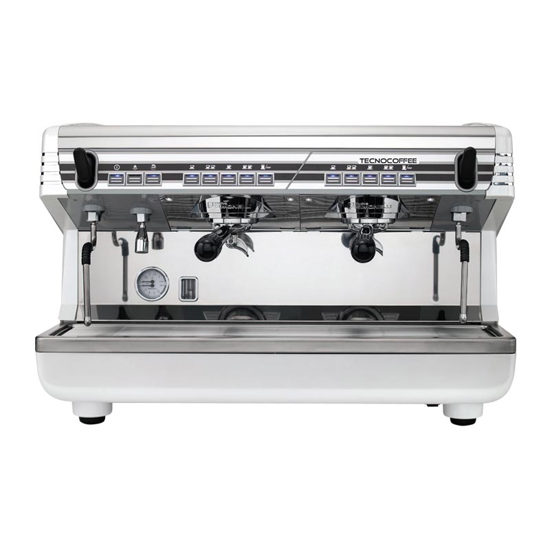 Nuova Simonelli by Tecnocoffee Appia II Tam Otomatik Espresso Kahve Makinesi, 2 Gruplu, Beyaz — Nuova Simonelli
