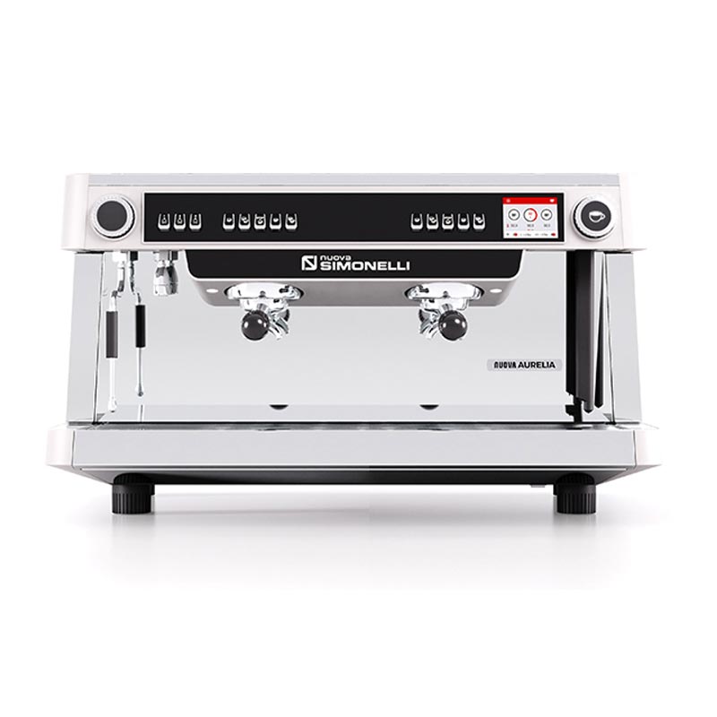 Nuova Simonelli Nuova Aurelia XT Otomatik Dozaj Ayarlı Espresso Kahve Makinesi, 2 Gruplu, Beyaz — Nuova Simonelli — Görsel 1