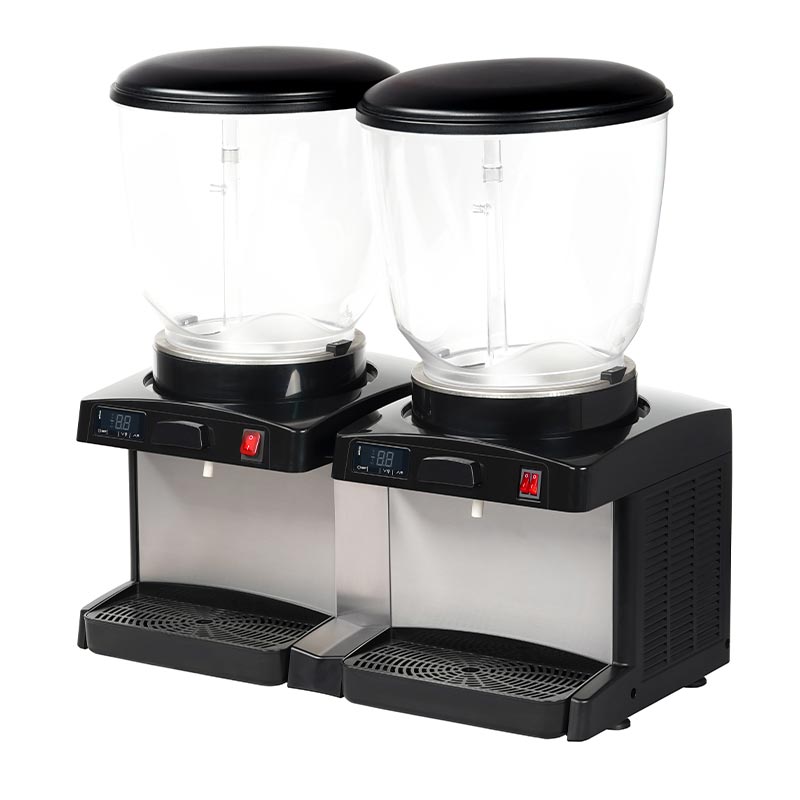 Omake Fıskiyeli Dijital İkili Soğuk İçecek Dispenseri, 2x22 L — Omake