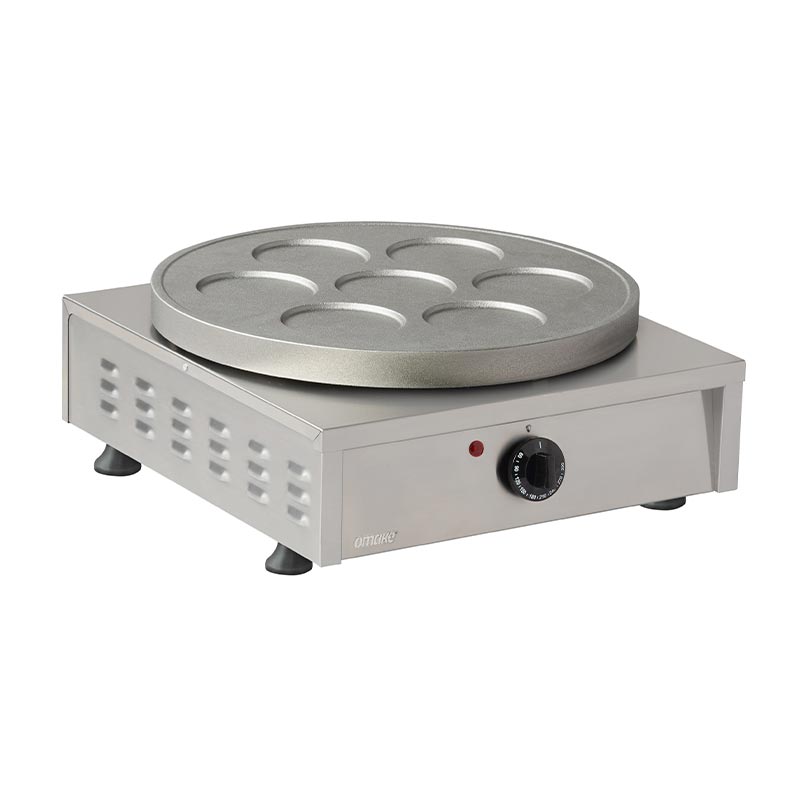 Omake KRP03.E11 Z5F 7 Bölmeli Düz Tekli Krep Makinesi, Elektrikli — Omake