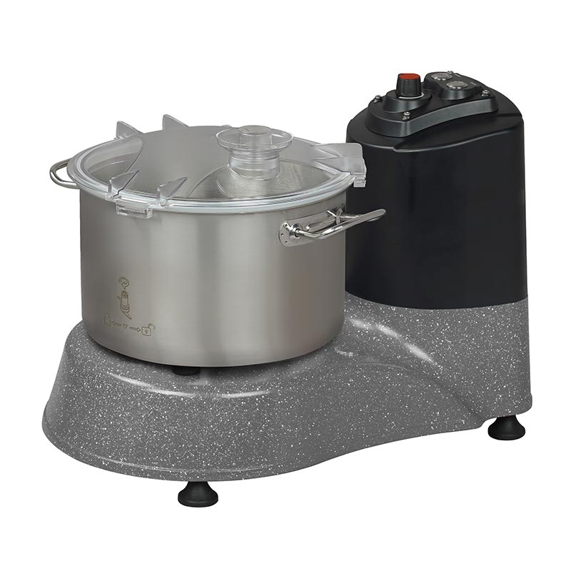 Omake SZP01.E11 Z5F Sebze Parçalama Makinesi, 8 L, Gri — Omake