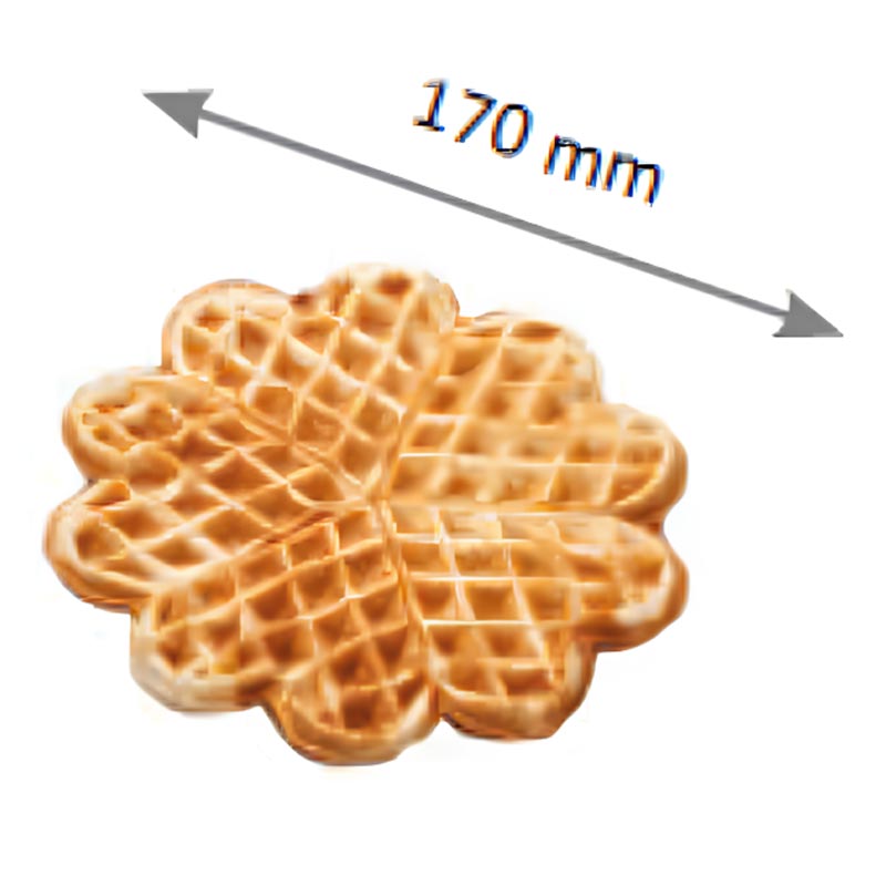 Omake WFL11.E12 Zamanlayıcılı Kalp Tekli Waffle Makinesi, Elektrikli — Omake — Görsel 2