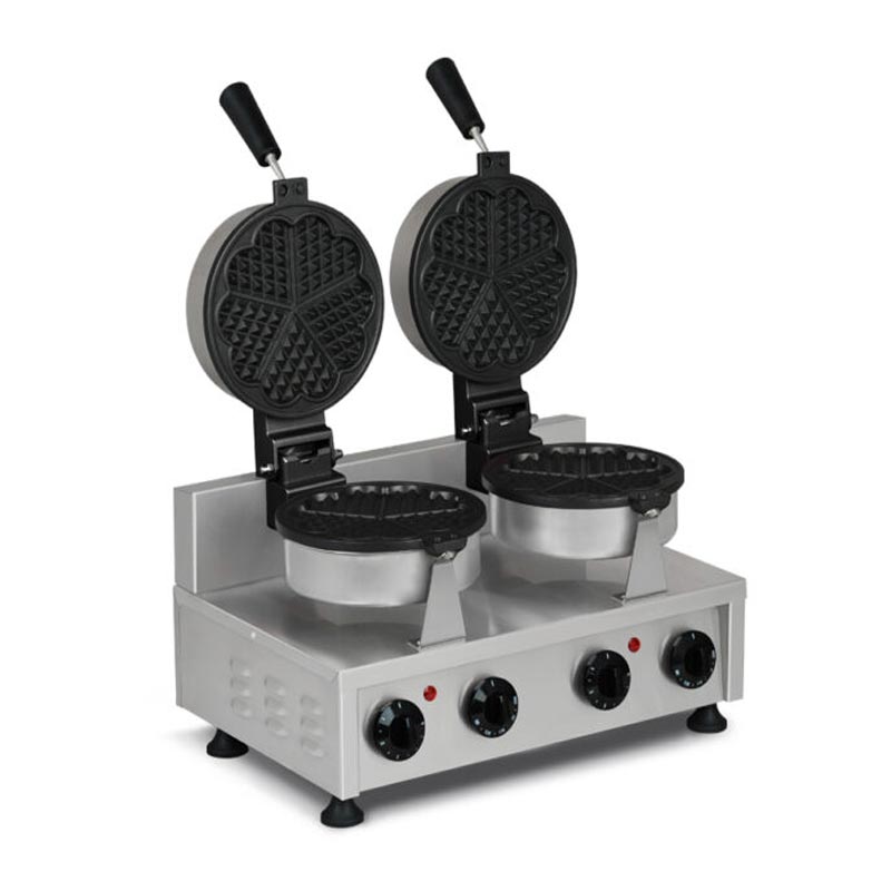 Omake WFL11.E22 Zamanlayıcılı Çiftli Kalp Waffle Makinesi, Elektrikli — Omake