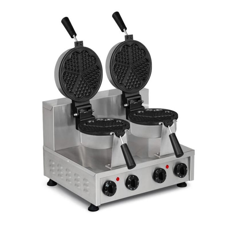 Omake WFL12.E22 Zamanlayıcılı Kalp Çift Waffle Makinesi — Omake