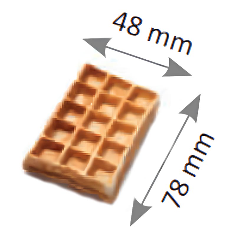 Omake WFL21.E12 Z5F Zamanlayıcılı Mini Belçika Waffle Makinesi, Elektrikli — Omake — Görsel 2