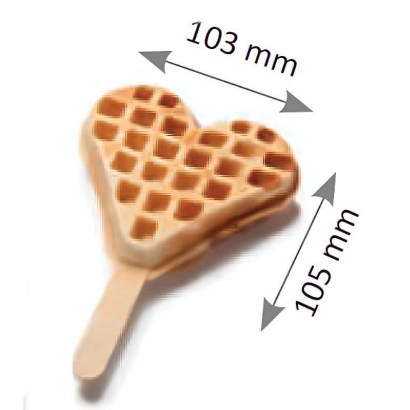 Omake WFL21.E12 Z5F Zamanlayıcılı Kalp Model Tekli Waffle Makinesi, Elektrikli — Omake — Görsel 2