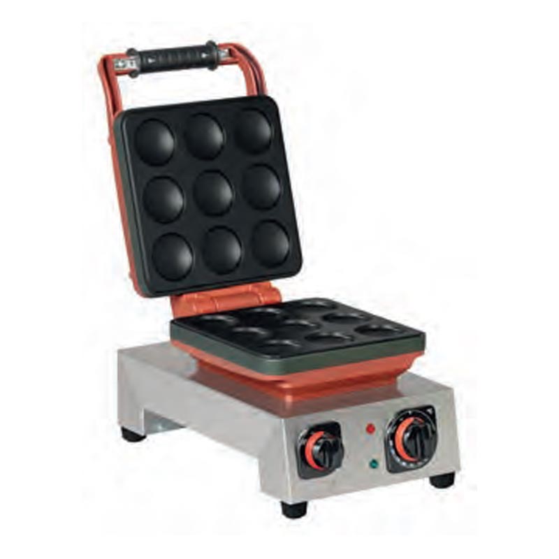 Omake WFL21.E12 Zamanlayıcılı Balls Tekli Waffle Makinesi, Elektrikli — Omake