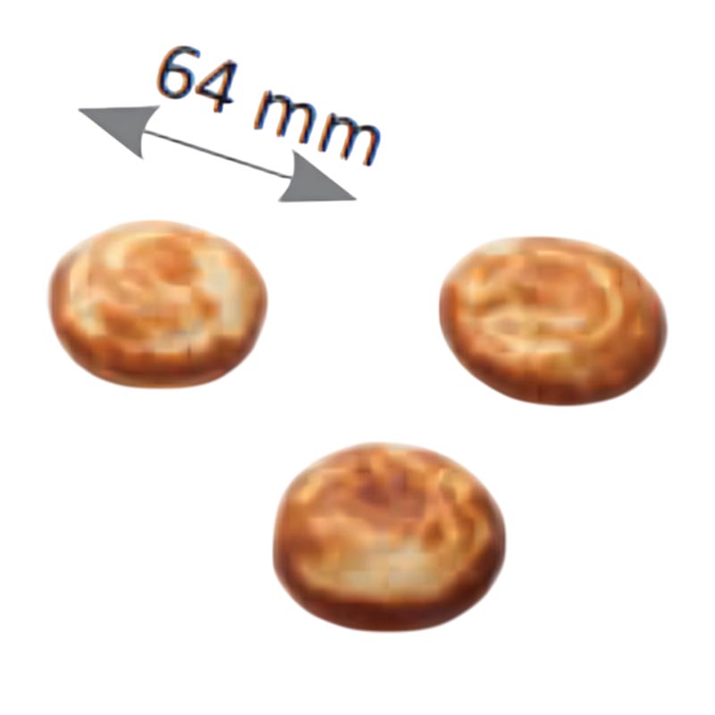 Omake WFL21.E12 Zamanlayıcılı Balls Tekli Waffle Makinesi, Elektrikli — Omake — Görsel 2