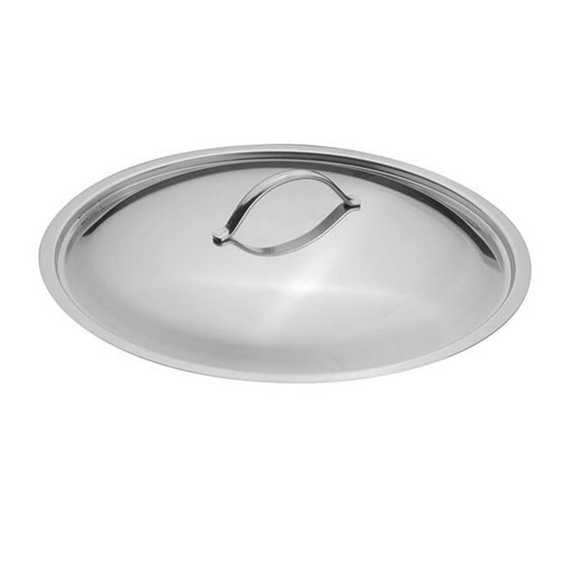 Öztiryakiler Bombeli Silindirik Tencere Kapağı, 28 cm, Parlak — Öztiryakiler