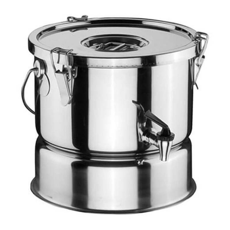 Öztiryakiler Çift Çidarlı Musluklu Yemek Termosu, 32x17 cm, 10 L — Öztiryakiler