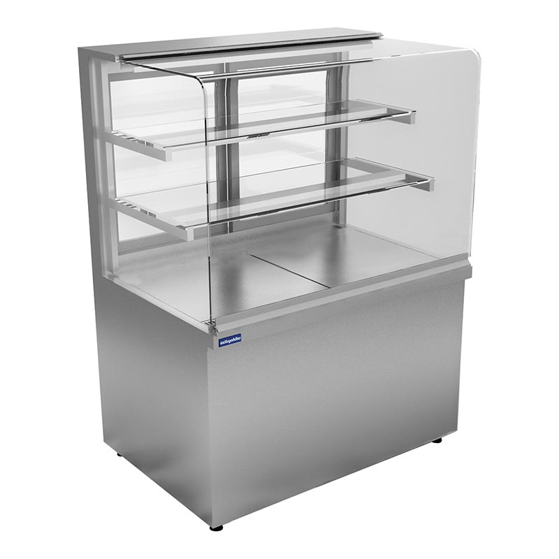 Öztiryakiler Düz Camlı Teşhir Dolabı, Nötr,, 240 L — Öztiryakiler