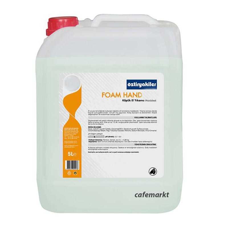 Öztiryakiler Foam Hand Eco Köpük El Yıkama Maddesi, 5 L — Öztiryakiler