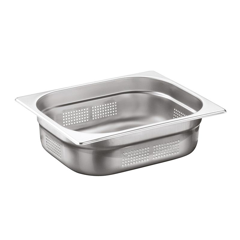 Öztiryakiler GN 1/2-40 mm Delikli Gastronorm Küvet — Öztiryakiler