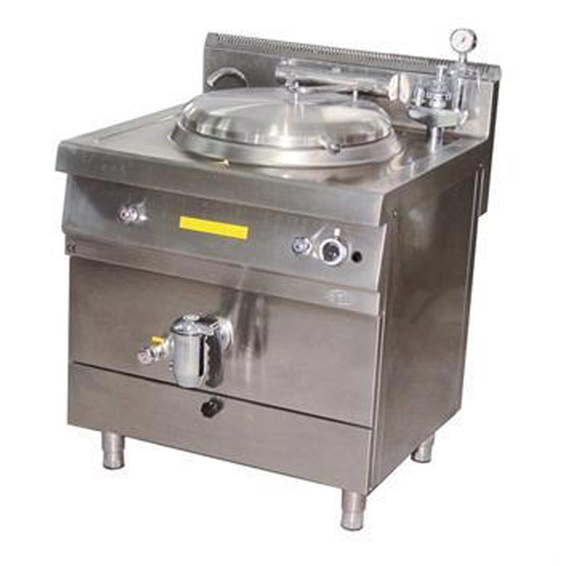 Öztiryakiler İndirekt Ventilli Kaynatma Tenceresi, 80 L, 80x75 cm — Öztiryakiler