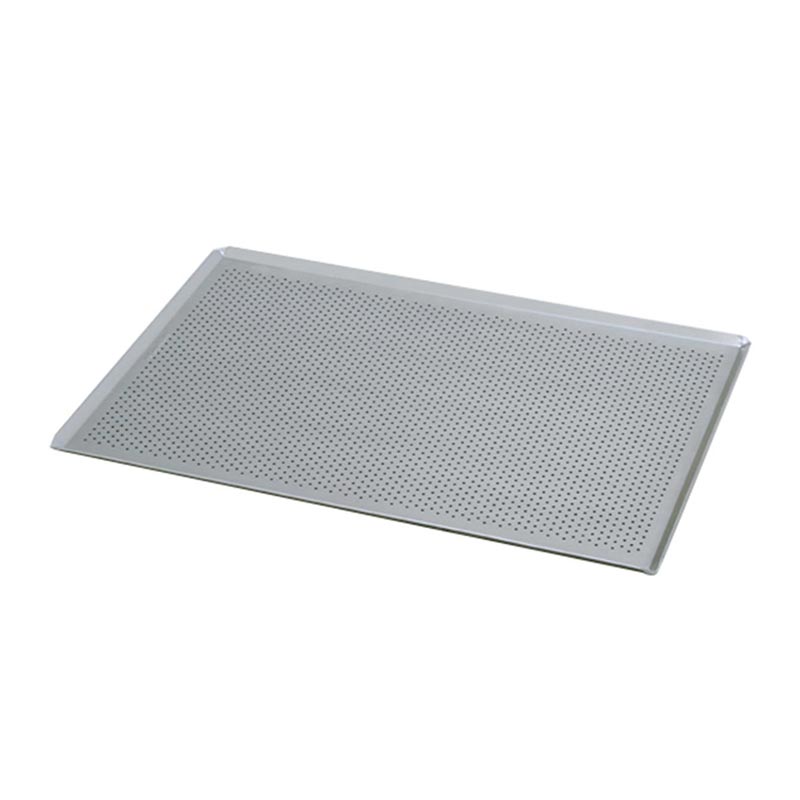 Öztiryakiler İtalyan Açılı Alüminyum Tava Delikli, 2 mm, 40x60 cm — Öztiryakiler