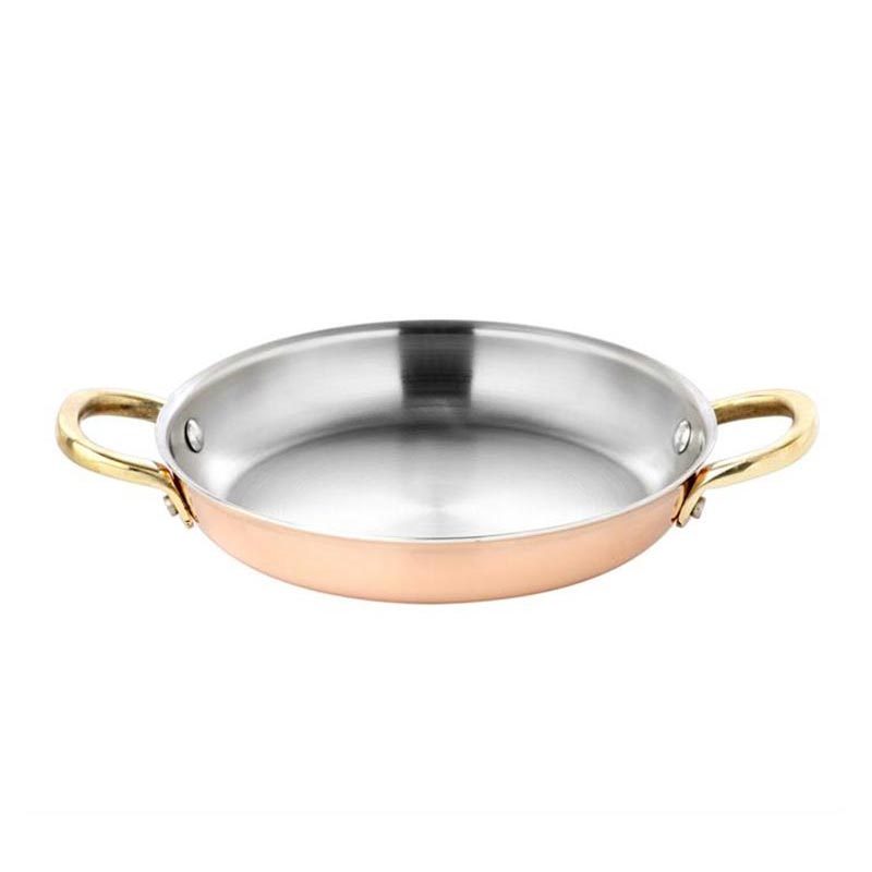 Öztiryakiler Multi Layer Paslanmaz Yumurta Sahanı, 18 cm, Bakır — Öztiryakiler