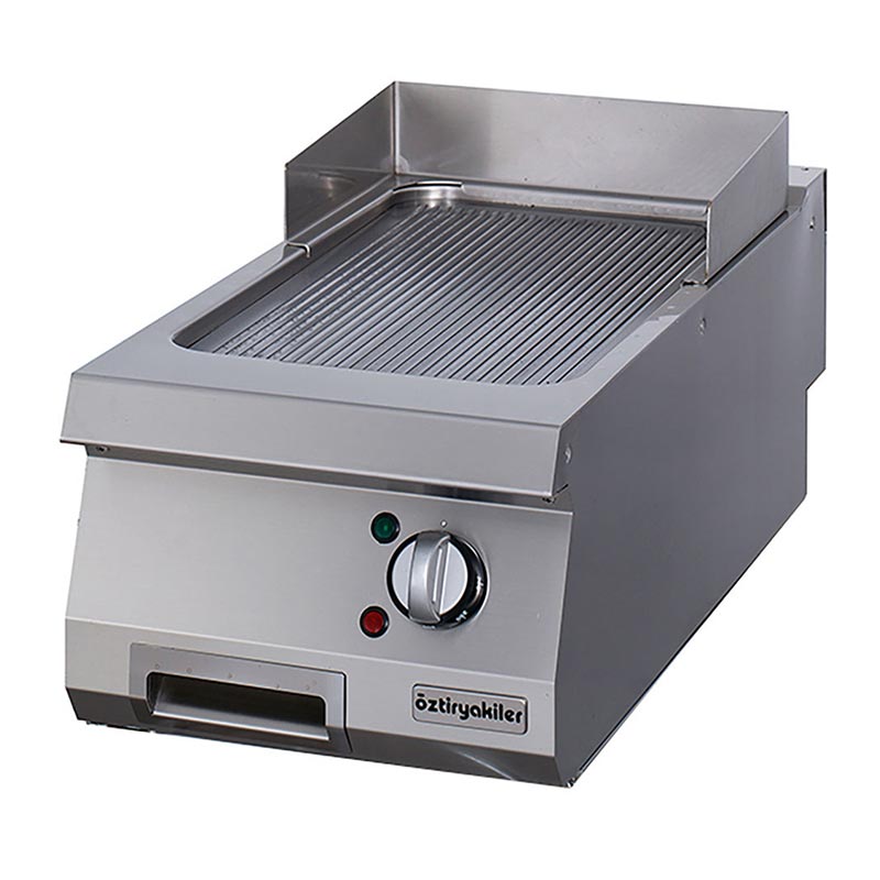 Öztiryakiler OGE 4070 N Oluklu Grill Plate, 40x70 cm, Elektrikli — Öztiryakiler